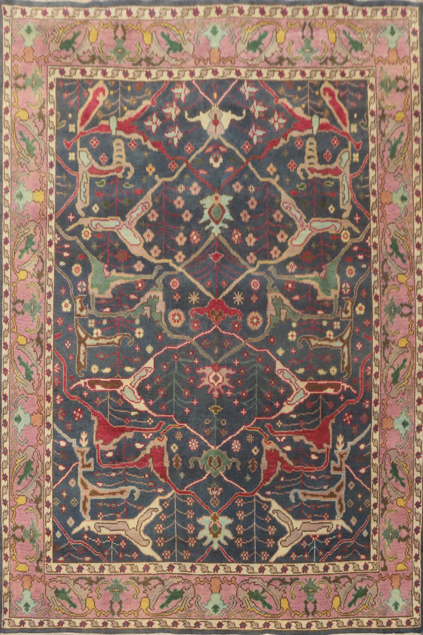 Handmade Wool Oushak Indian Area Rug 8x10