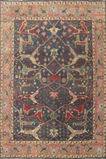 Handmade Wool Oushak Indian Area Rug 8x10