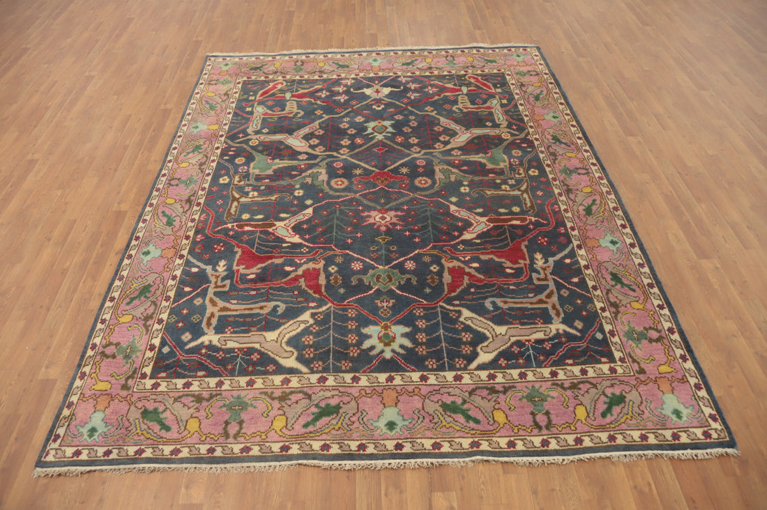 Handmade Wool Oushak Indian Area Rug 8x10