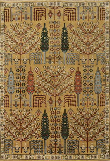 Handmade Wool Ziegler Indian Area Rug 8x10