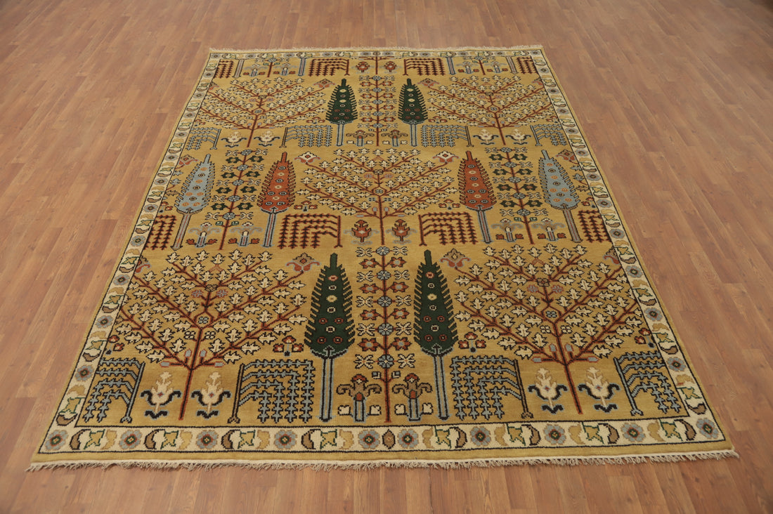Handmade Wool Ziegler Indian Area Rug 8x10