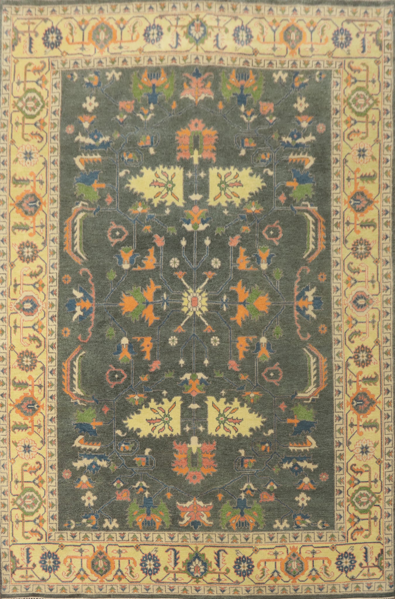 Handmade Oushak Indian Area Rug 9x12