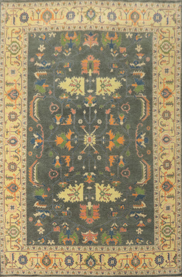 Handmade Oushak Indian Area Rug 9x12