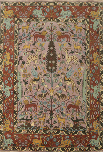 Hunting Design Ziegler Indian Area Rug 9x12
