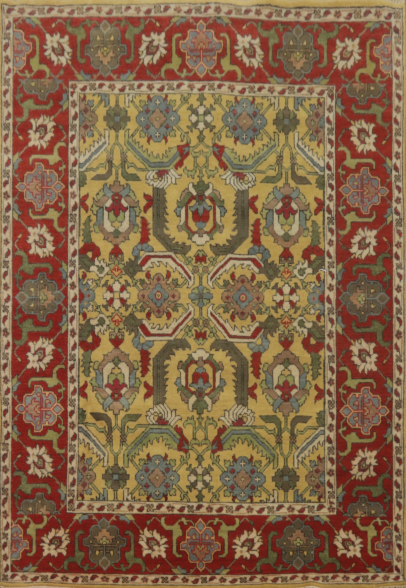Handmade Wool Oushak Indian Area Rug 8x10