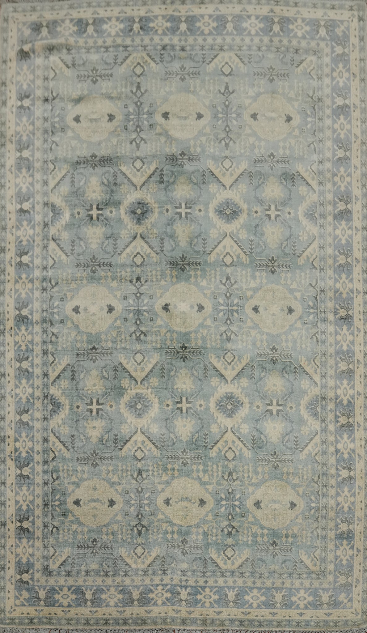 Handmade Oushak Living Room Area Rug 7x10