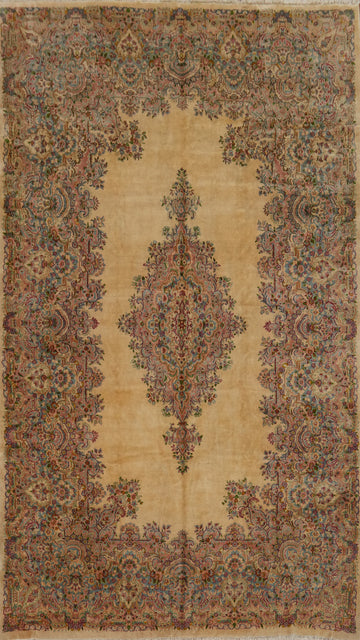 Vegetable Dye Kerman Persian Large Rug 10x16