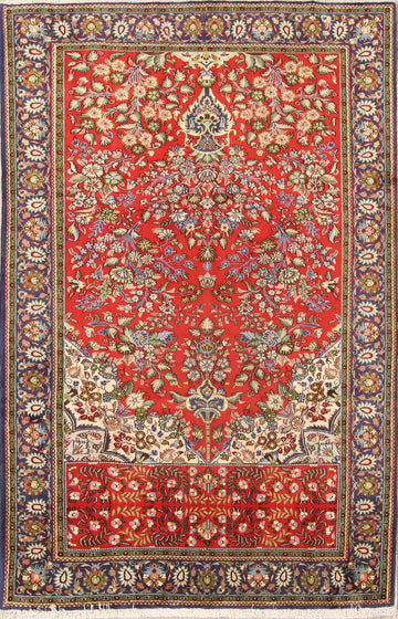 6x10 Kashan Persian Area Rug