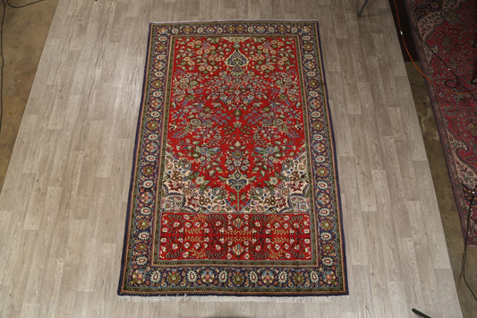 6x10 Kashan Persian Area Rug