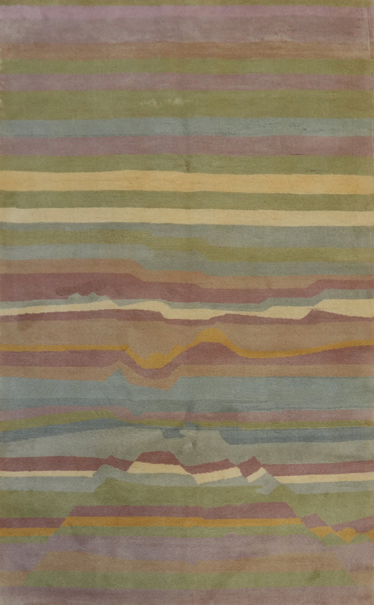 Vegetable Dye Gabbeh Room Size Area Rug 6x9