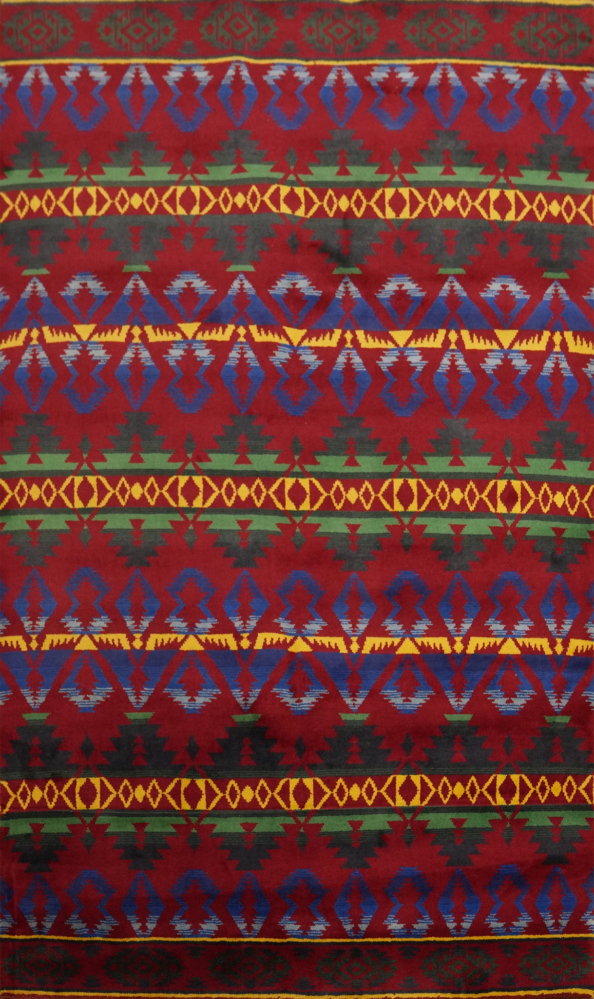 Vegetable Dye Gabbeh Room Size Area Rug 6x9