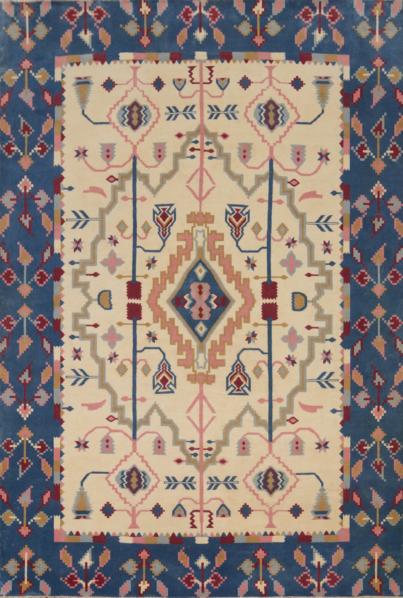 Vegetable Dye Gabbeh Living Room Area Rug 8x11