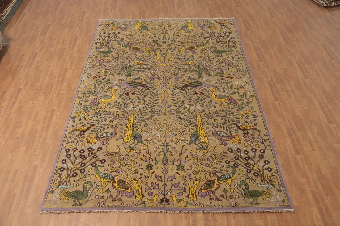 Animals Pictorial Ziegler Wool Large Rug 10x14