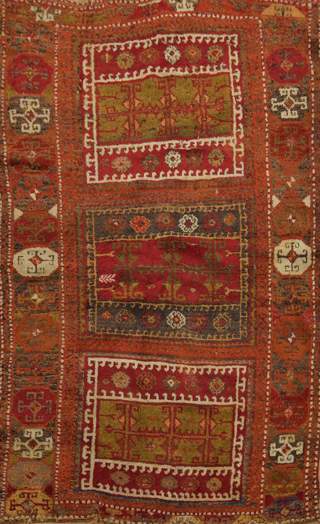 Pre-1900 Antique Kazak Oriental Rug 4x6