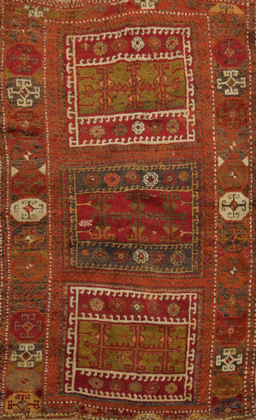 Pre-1900 Antique Kazak Oriental Rug 4x6