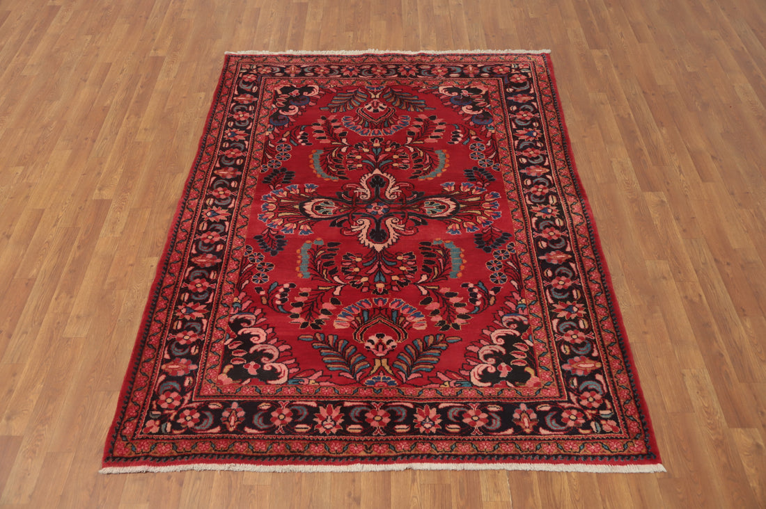 Handmade Floral Lilian Persian Rug 5x7