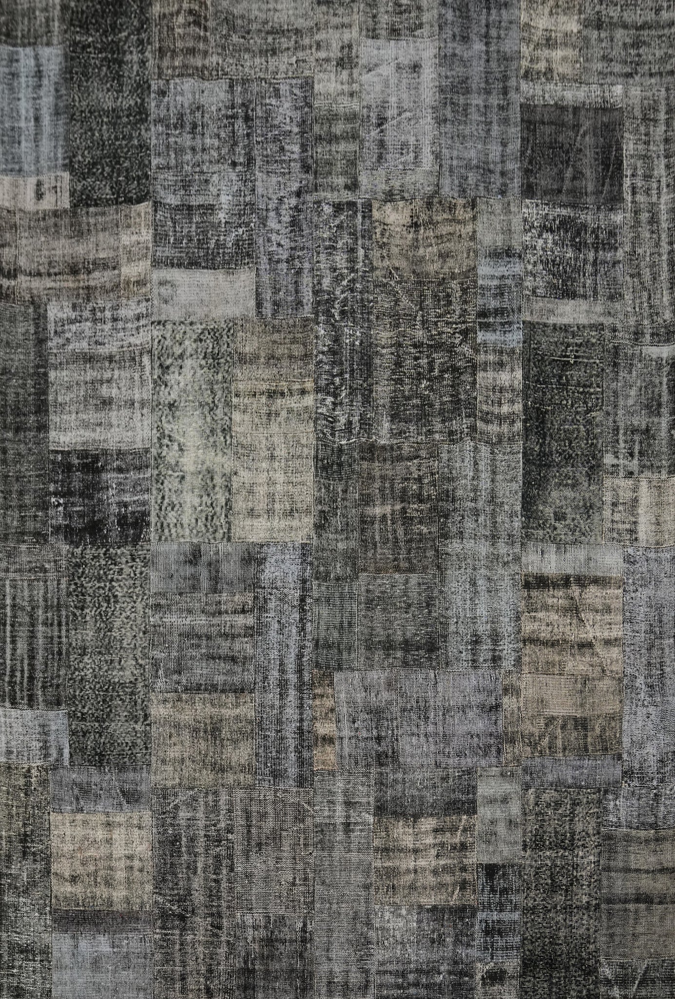 Handmade Wool Patchwork Distressed Area Rug 8x10