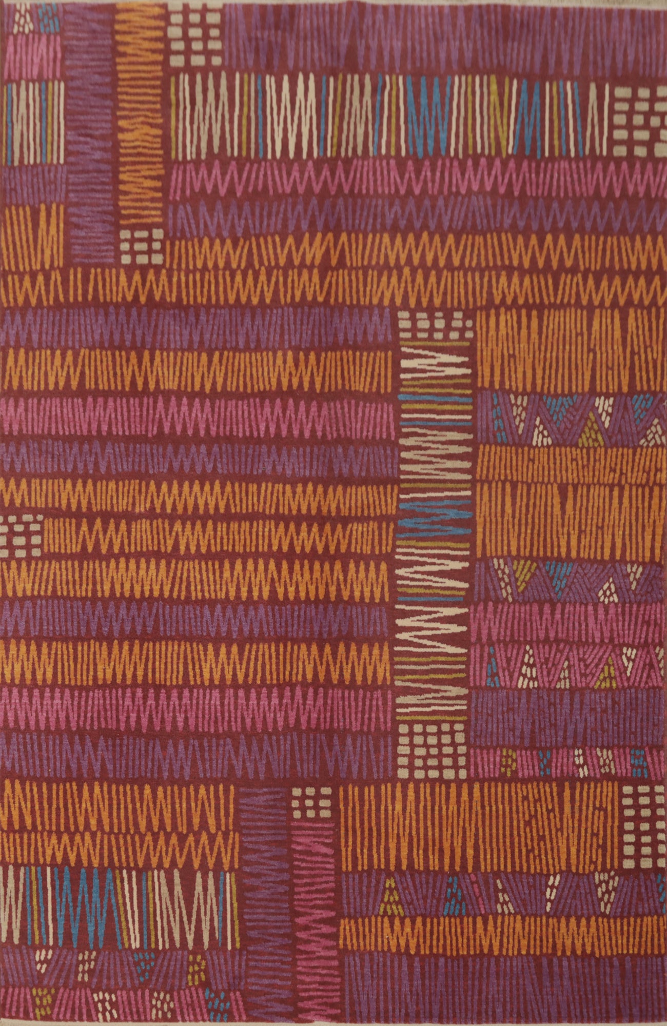 Geometric Gabbeh Living Room Area Rug 6x9