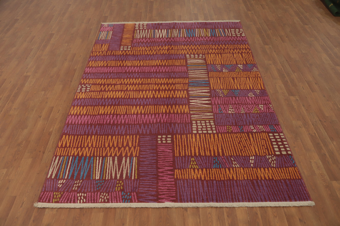 Geometric Gabbeh Living Room Area Rug 6x9