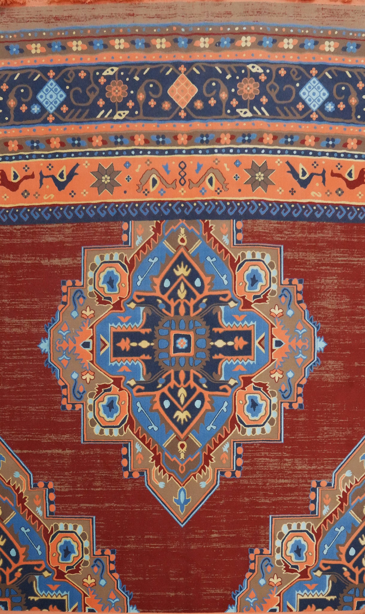 South Western Tribal Living Room Area Rug 6x9