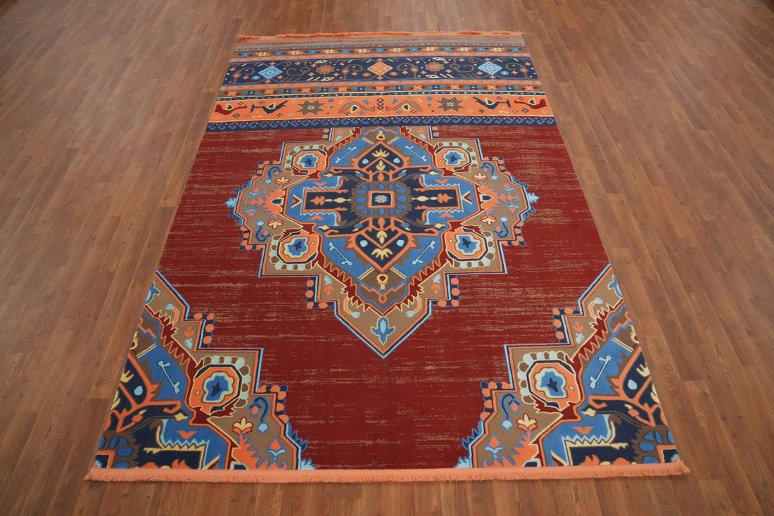 South Western Tribal Living Room Area Rug 6x9