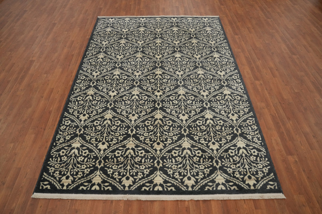 Wool Gabbeh Living Room Area Rug 6x9