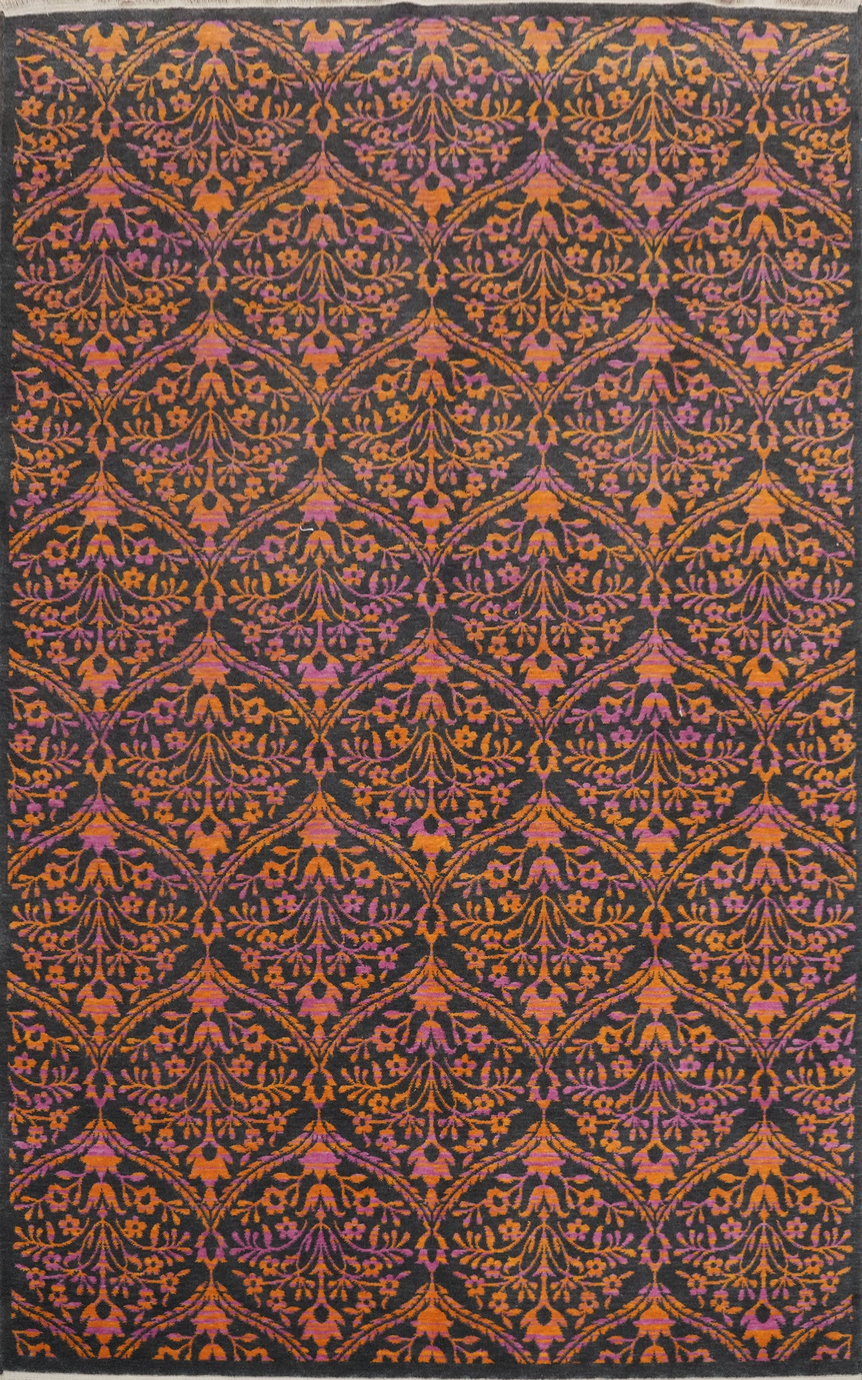 Multicolor Wool Gabbeh Living Room Area Rug 6x9