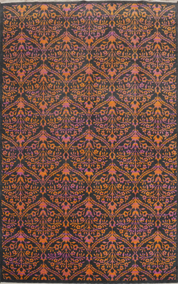 Multicolor Wool Gabbeh Living Room Area Rug 6x9