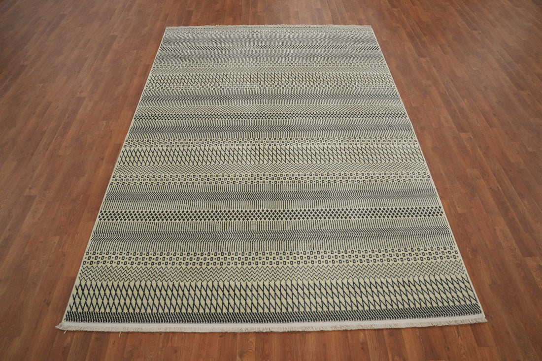 Geometric Gabbeh Living Room Area Rug 6x9