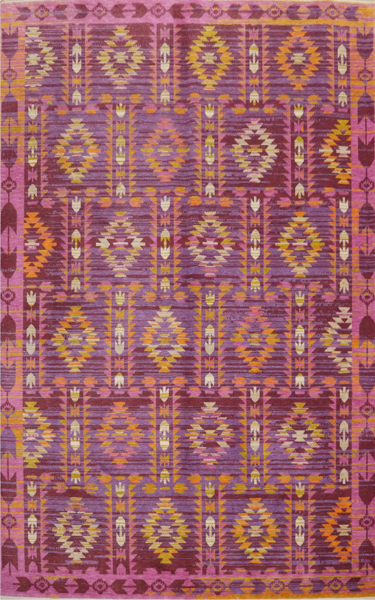 Geometric Gabbeh Living Room Area Rug 6x9