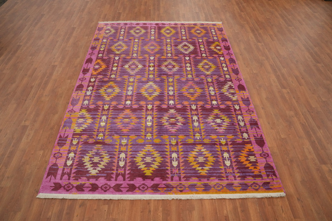Geometric Gabbeh Living Room Area Rug 6x9