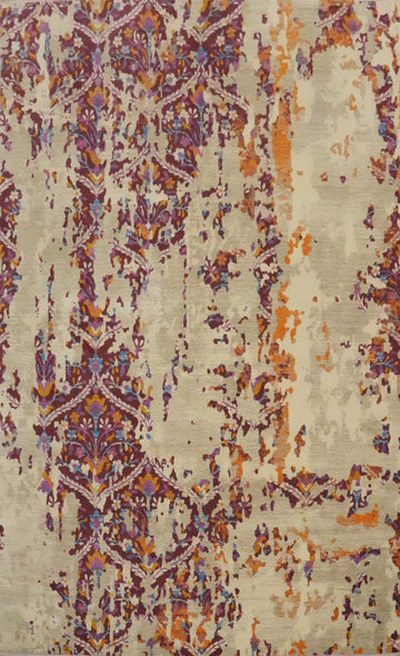 Distressed Look Gabbeh Living Room Area Rug 6x9