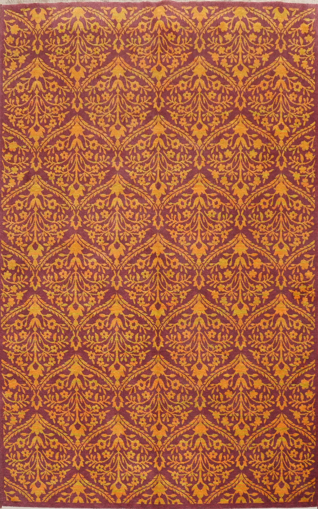 Floral Gabbeh Room Size Area Rug 6x9