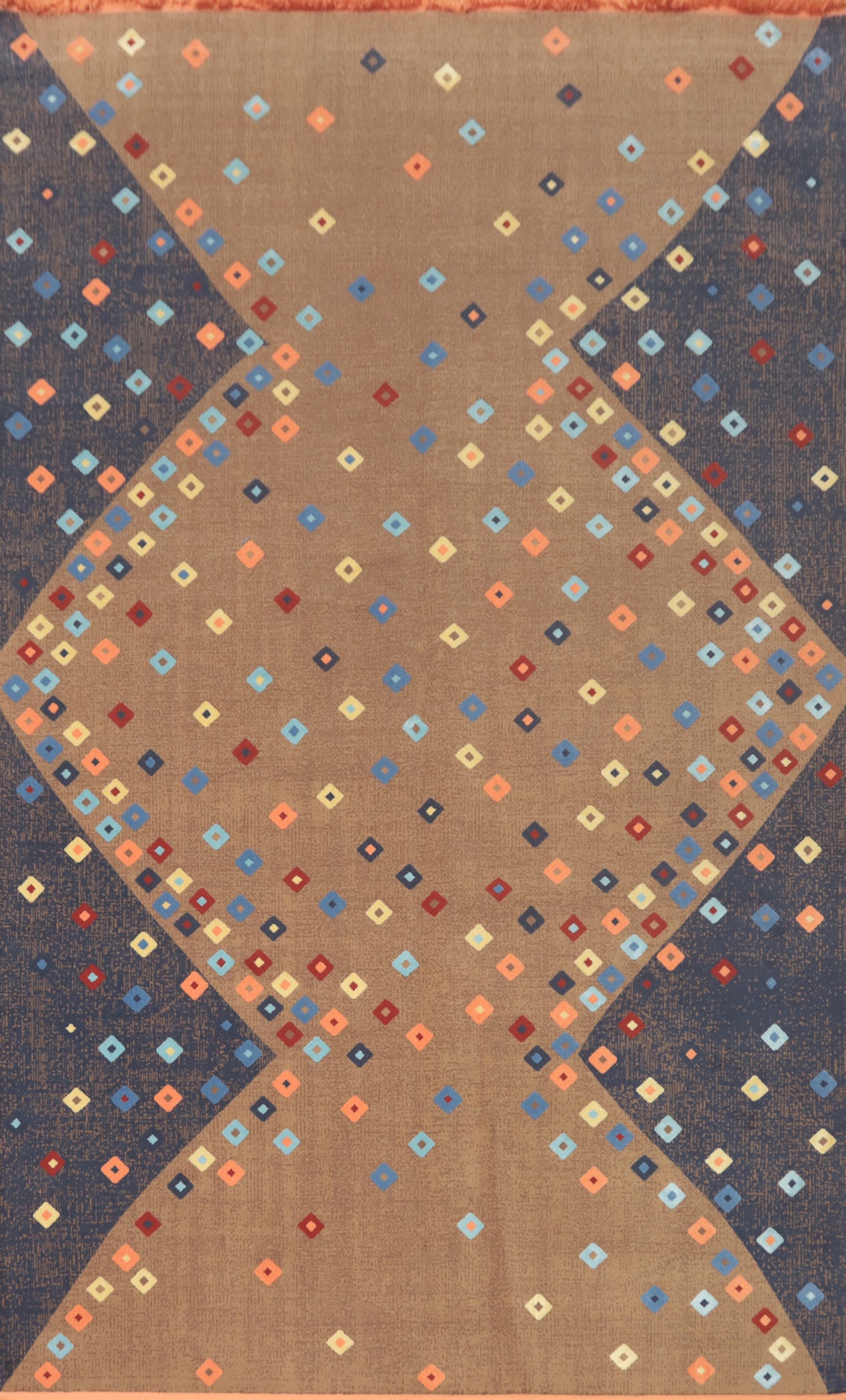 Geometric Gabbeh Room Size Area Rug 6x9