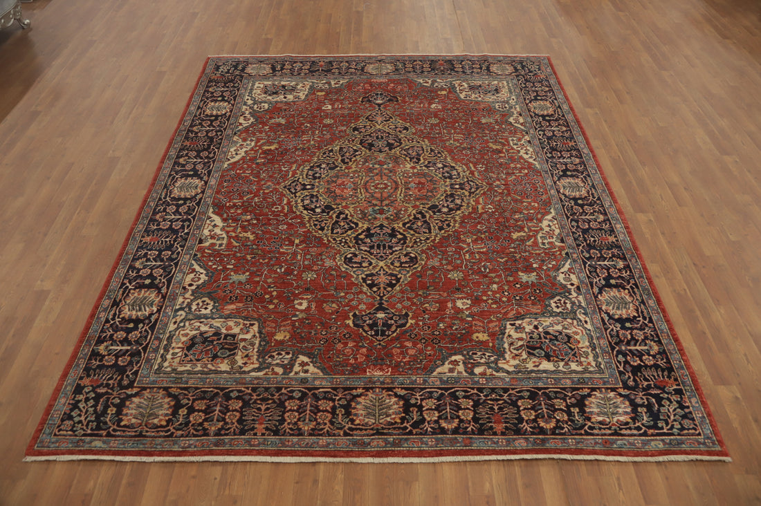Vegetable Dye Sarouk Farahan Living Room Area Rug 8x10