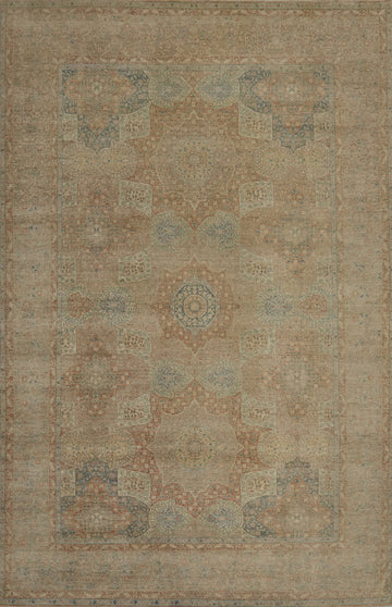 Vegetable Dye Oushak Oriental Large Rug 10x14
