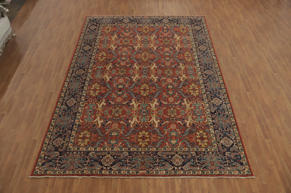 Vegetable Dye Heriz Serapi Oriental Large Rug 10x14