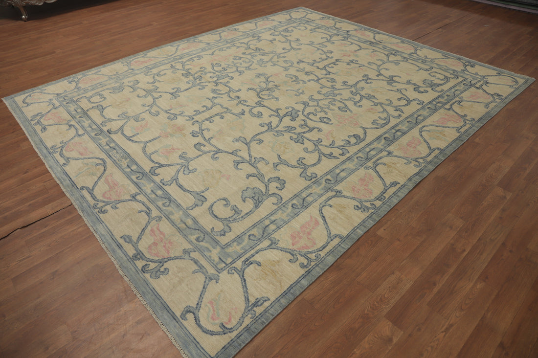 Vegetable Dye Art Deco Living Room Area Rug 8x10