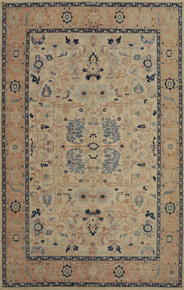 Vegetable Dye Ziegler Oriental Large Rug 10x14