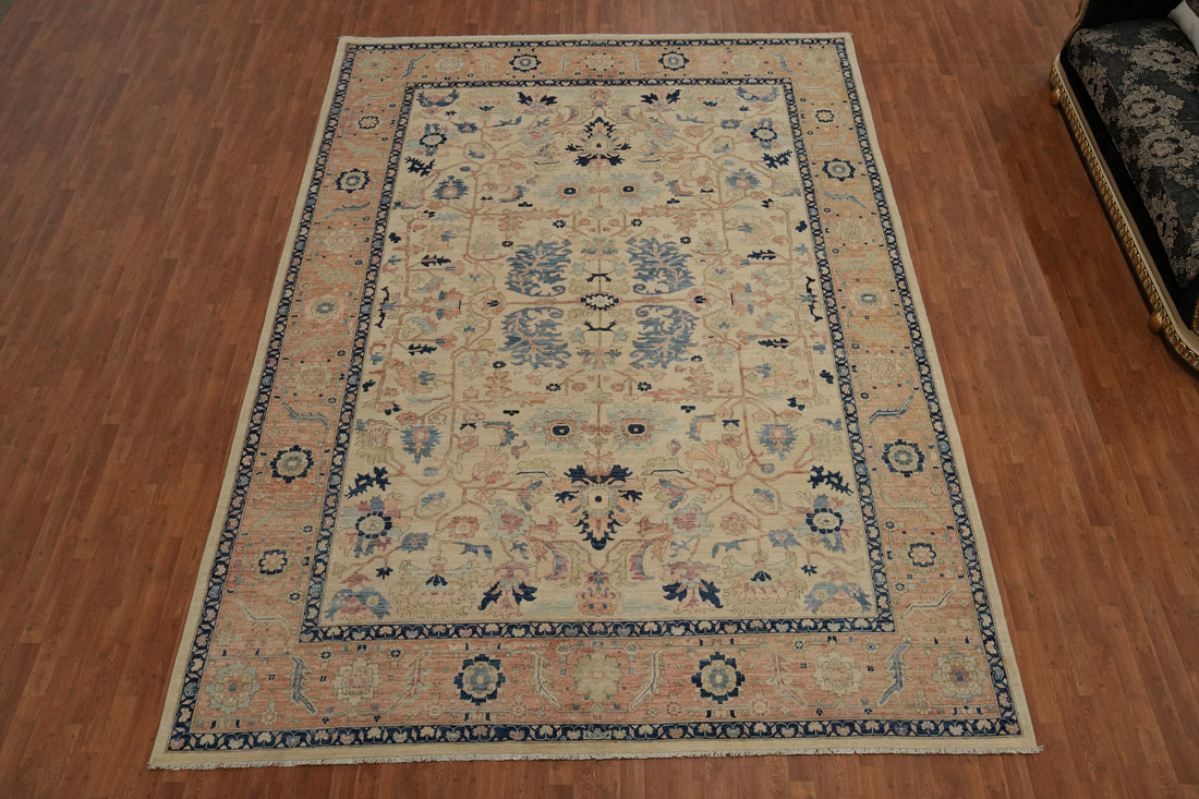 Vegetable Dye Ziegler Oriental Large Rug 10x14