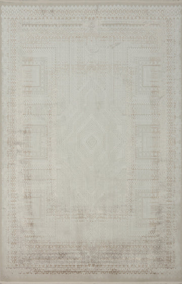 Classic Geometric Diamond Pattern Area Rug 5x8