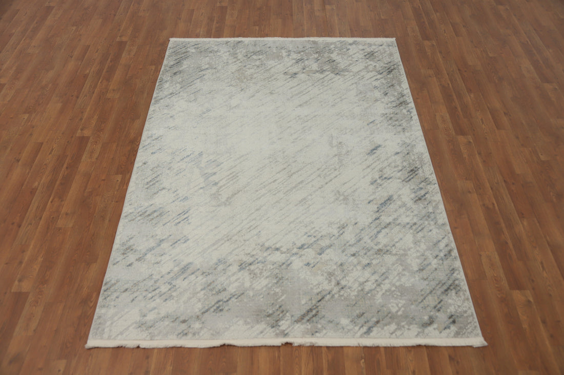 Neutral Tones Contemporary Abstract Pattern Rug 5x7
