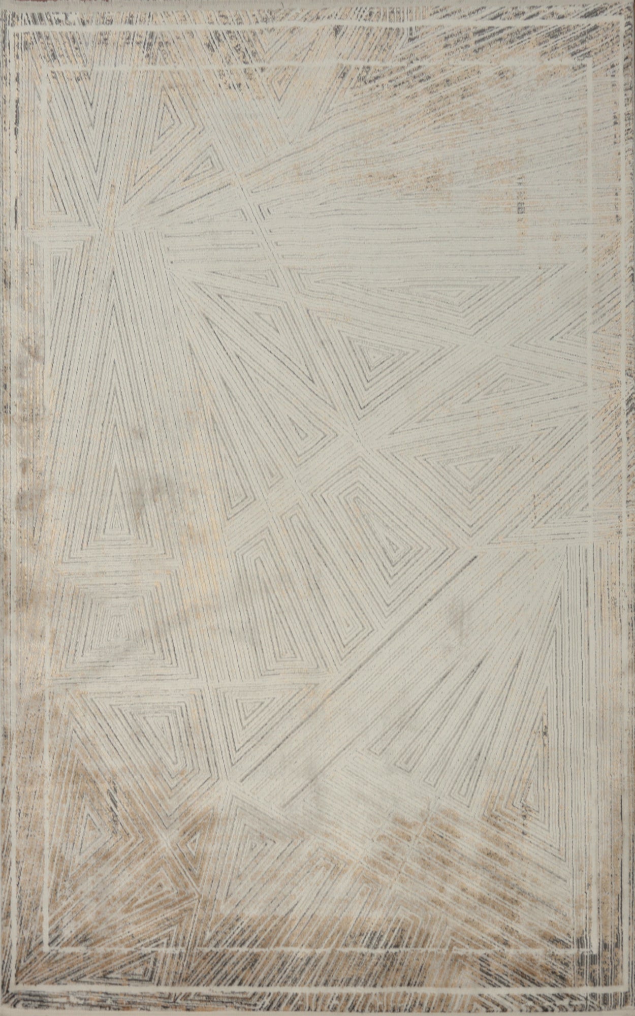 Modern Beige Area Rug 5x7 for Contemporary Living Spaces