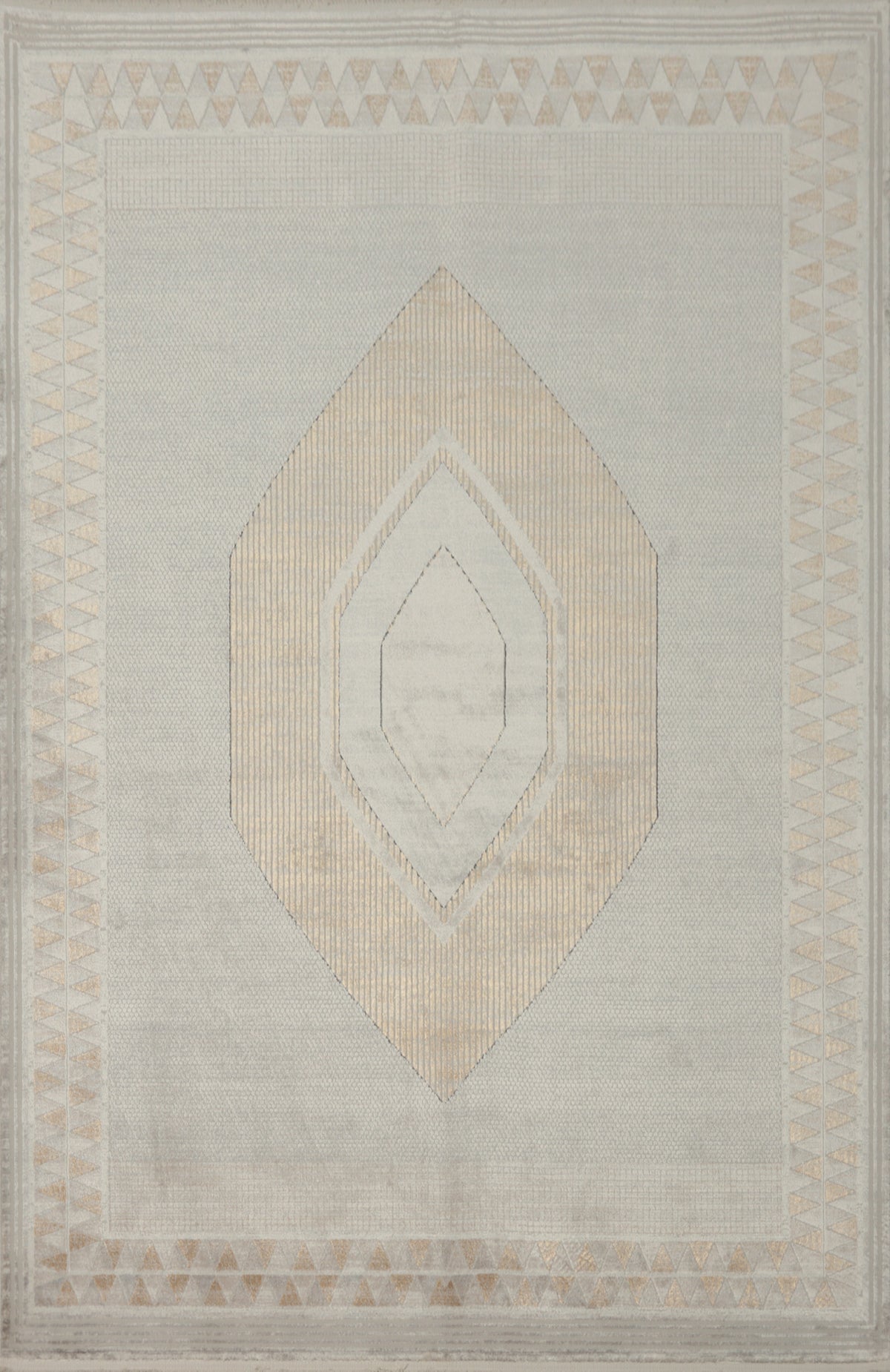 Geometric Elegance Subtle Design Area Rug 5x7