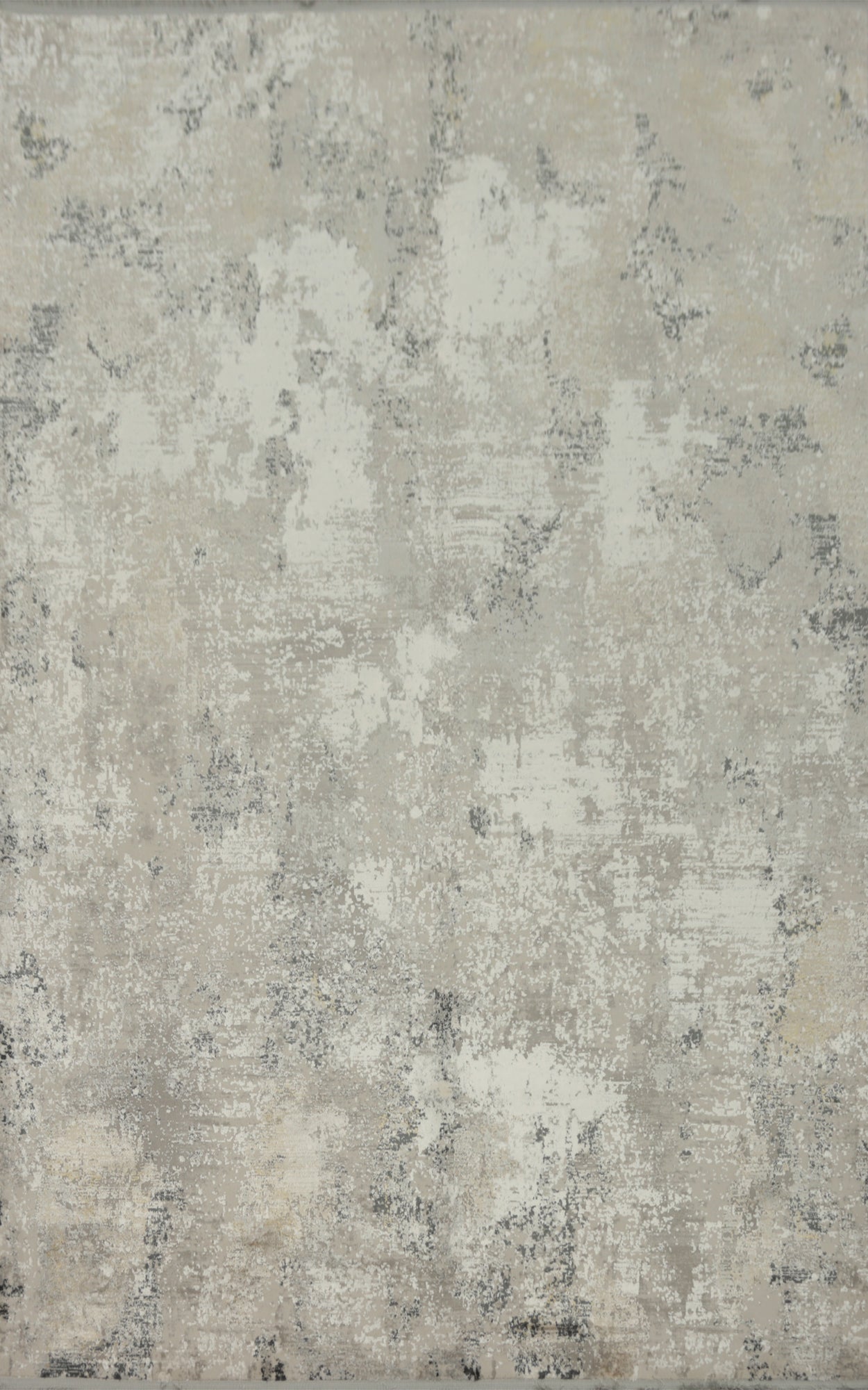 Neutral Toned Contemporary Rug 5x7 with Subtle Textured Design