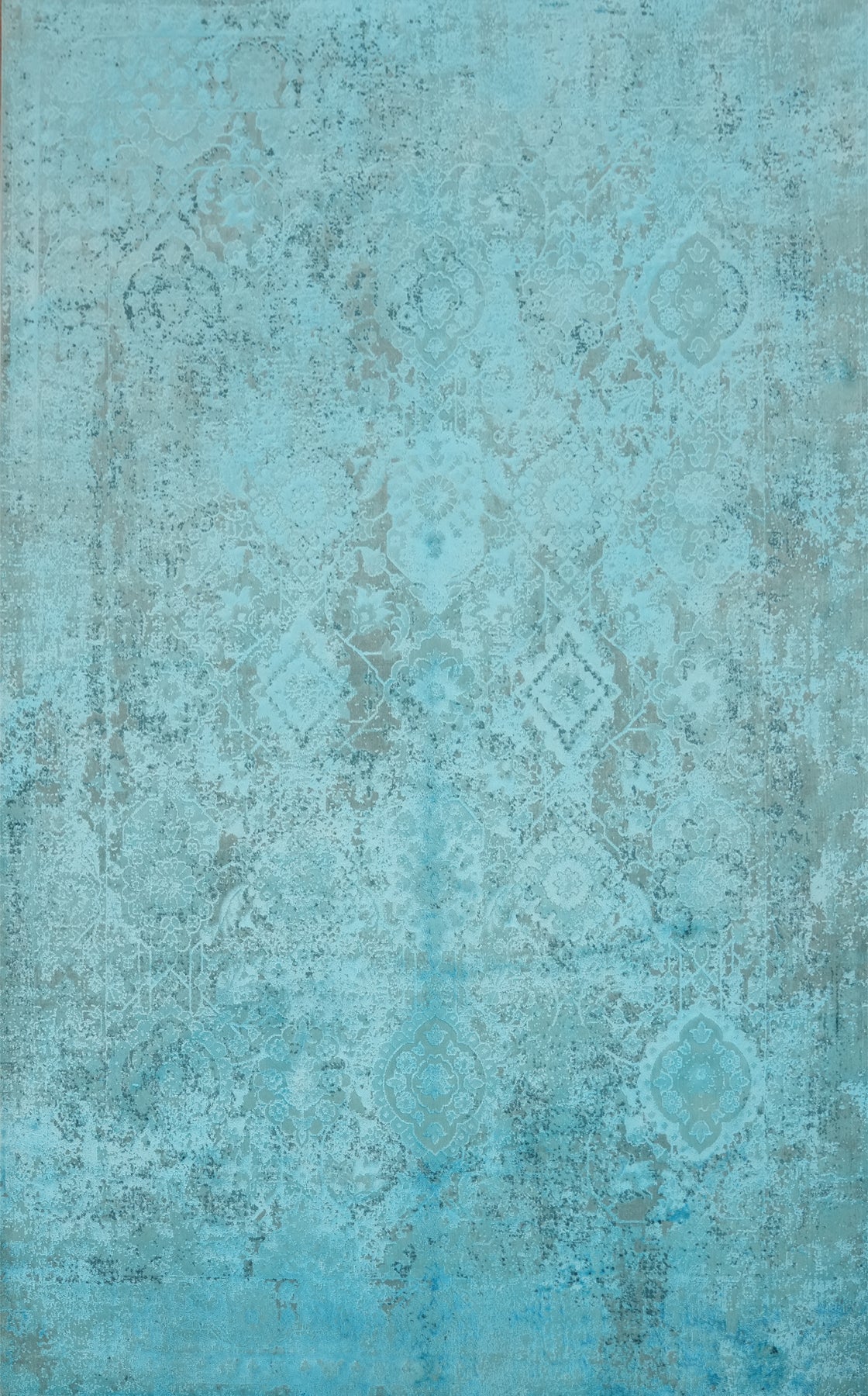 Elegant Distressed Blue Rug for a Tranquil Home Ambiance 5x7
