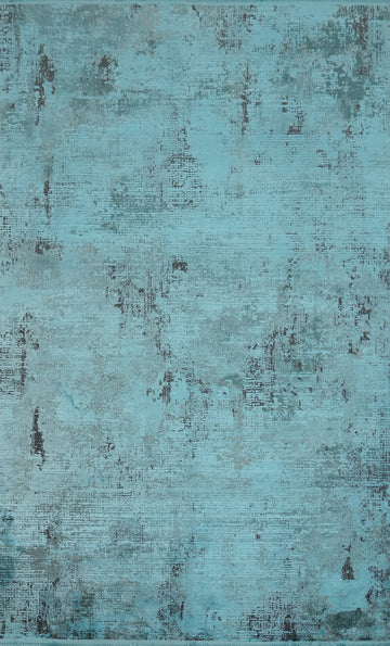 Elegant Blue Textured Rug for Modern Minimalist Spaces 5x7