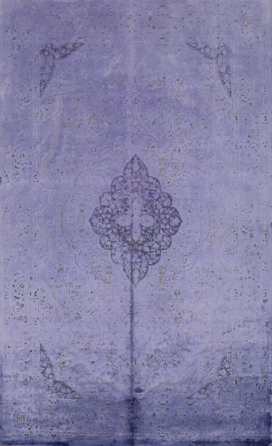 A Soothing Oasis Purple Rug with Subtle Patterns 5x7