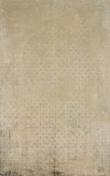 Distressed Look Oriental Rug 5x7