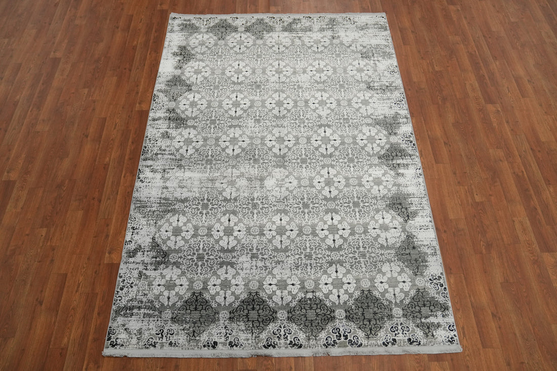 Distressed Look Timeless Design Modern Rug 5x7